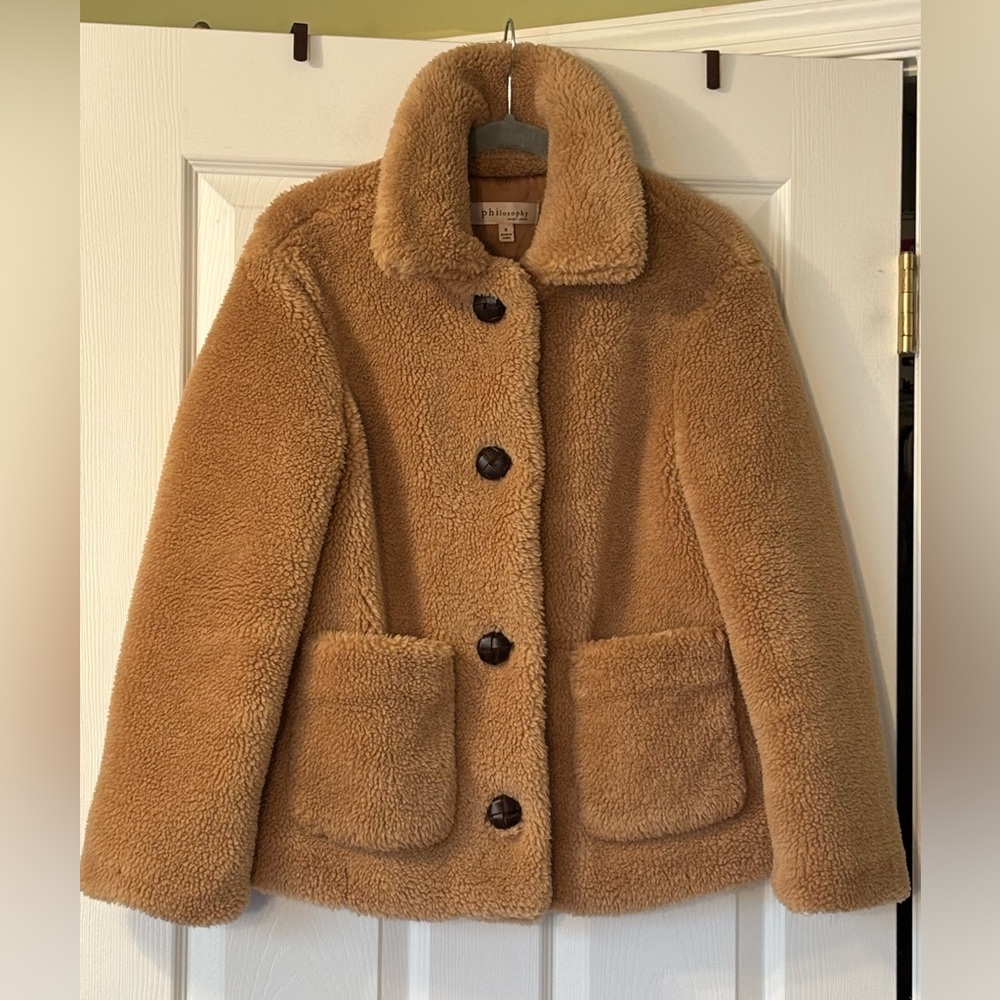 Philosophy Teddy Bear Coat Size S
EUC